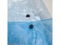 ����� ��� ����� 180*180�� ����� (�������) PEVA 12 ����� WB6-blue ��DARIANA