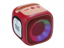 ���������� ������� Bluetooth TG359 � RGB ������������, speakerphone, ����, red ��TG