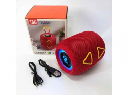 ���������� ������� Bluetooth TG655 � RGB ������������, speakerphone, ����, red ��TG