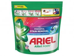 ������� ��� ������ 12�� Pods All-in-1 ��� ����������� Powerful Stain Removal ��ARIEL