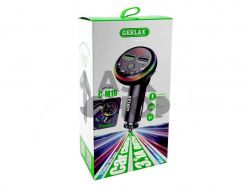 FM ��������� C-M16 12-24V 3.1A 2USB QC3.0 BT5.3 RGB LED ������� ������ ��GERLAX
