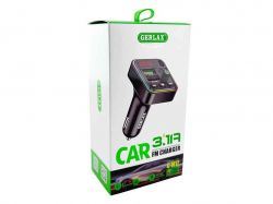 FM ��������� C-M17 12-24V 3.1A 2USB QC3.0 BT5.3 RGB LED ������� ������ ��GERLAX