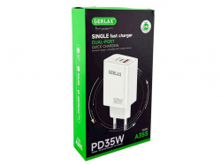 ��������� �������� ������� USB A35S 3A 1USB PD35W QC3.0 ���� ��GERLAX