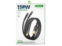 ������ 2 � 1 Type-C (LightningType-C) L37 15A 150W OD5.0 ��������� ������ 1,5� ��GERLAX