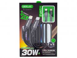 ������ Type �-Lightning iPhone PD L14PL2 6� 30W OD4.0 ��������� ������ 2� ��GERLAX