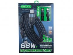 ������ Type-C - Type-C GD-66PT2 6A 66W QC3.0 MI TURBO CHARGE ��������� ������ 2� ��GERLAX