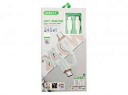 ������ Type-C - Type-C GD-67T 9A 240W QC3.0 OD4.5 ���������� ���� 1� ��GERLAX