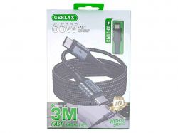 ������ Type-C - Type-C GD-71PT3 6A QC3.0 ��������� ������ 3� ��GERLAX
