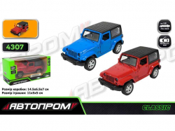 ������ ����� ���.4307, JEEP WRANGLER, 3 �������, ����.���� 1:42 ����������
