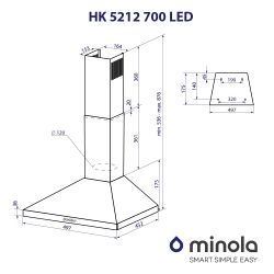  Minola HK 5212 BL 700 LED -  10