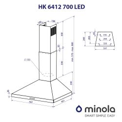  Minola HK 6412 BL 850 LED -  10