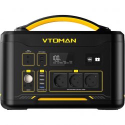 ������� ������� Vtoman Jump 1500X+Jump PB-26, Black/Yellow, 1500 �� / 828 ��/���, 2xType-C (100 ��), 3xUSB (18 �� + 3x12 ��), 2xDC, 3 x ������� (230V), LiFePO4