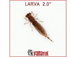 Силіконова приманка Larva 2 (50 мм) колір 006 (8 шт. в уп. ) ТМ FANATIK