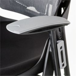 Офисный стул Special4You WAU BLACK FABRIC, CHARCOAL NETWORK - Картинка 12