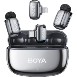 ̳������ ��������� ����������� BOYA mini 2-01 (Type-C+Lightning) silver