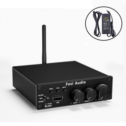 Підсилювач звуку Fosi Audio BL20C black. Bluetooth 5.0, 2x160W