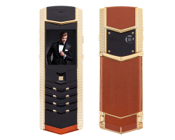 ��������� ������� H-Mobile V1 (Hope V1) brown-gold. Vertu design