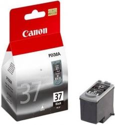  Canon PG-37, Black, iP1800/1900/2500/2600, MP140/190/210/220/470, MX300/310, 11  (2145B005)