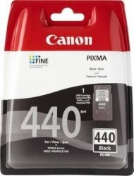  Canon PG-440, Black, MG2140/2240/2245/3140/3240/3540/3640/4140/4240, MX374/394/434/454/474/514/524/534, 8  (5219B001)