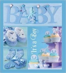 Альбом EVG 20sheet Baby collage Blue w/box