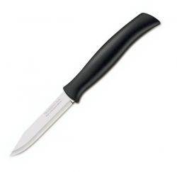 Нож TRAMONTINA ATHUS black нож д/овощей 76мм инд.пл.блистер (23080/903)