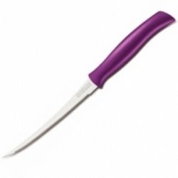 Нож TRAMONTINA ATHUS нож д/томатов 127мм фиолет. инд.пл.блистер (23088/995)