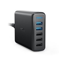  ANKER PowerPort 5 with dual QC 3.0 & Power IQ () (A2054L11)