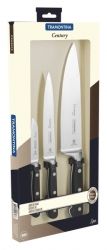 Нож TRAMONTINA CENTURY наб ножей 3пр(ов76,д/мяса152,шеф203)коробка (24099/037) - Картинка 1