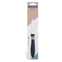 Нож TRAMONTINA COR & COR нож 76 мм д/овощей-1шт синяя ручка инд.бл