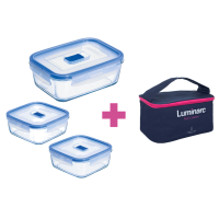  LUMINARC PURE BOX ACTIVE //380*2  +820  +Bag (P8002)