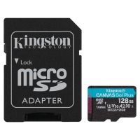  KINGSTON microSDXC 128Gb Canvas Go+ U3 V30 (R170/W90)+ad (SDCG3/128GB) -  1