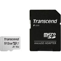  ' TRANSCEND microSDXC 300S 512GB UHS-I U3 + ad (TS512GUSD300S-A)