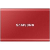 SSD  SAMSUNG T7 2TB USB 3.2 GEN.2 RED (MU-PC2T0R/WW) -  1
