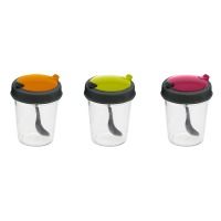 Спецовница HEREVIN Conical Spice Jar Combin Colour MIX с ложкой 0.32 л (131509-560)