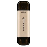 ����-����� TRANSCEND 256GB USB 3.2/Type-C JetFlash 930 Gold-Black