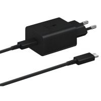   SAMSUNG 45W Compact Power Adapter (C to C Cable) - T4510XBEGRU/Black