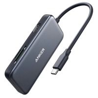  ANKER Premium 5-in-1 USB-C to HDMI 4K Media Hub ()