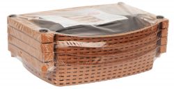 Этажерка для овощей 4-х ярусная Violet House 0761 Роттанг Эко Cream (0761 Роттанг Эко CREAM 4-х ярусн) - Картинка 2