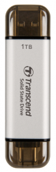 SSD ����������� Transcend ESD310S 1TB, USB Type C/A Silver (TS1TESD310S) - �������� 1