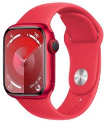   Apple Watch S9 41mm (PRODUCT)RED Alum Case with (PRODUCT)RED Sp/b - S/M (MRXG3QP/A) -  1
