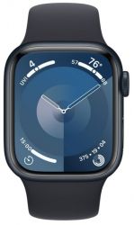   Apple Watch S9 41mm Midnight Alum Case with Midnight Sp/b - M/L (MR8X3QP/A) -  4