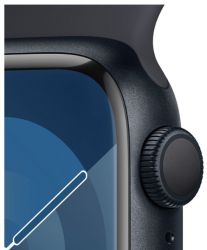   Apple Watch S9 41mm Midnight Alum Case with Midnight Sp/b - M/L (MR8X3QP/A) -  6