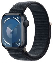   Apple Watch S9 45mm Midnight Alum Case with Midnight Sp/Loop (MR9C3QP/A)