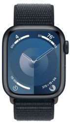   Apple Watch S9 45mm Midnight Alum Case with Midnight Sp/Loop (MR9C3QP/A) -  3