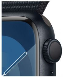   Apple Watch S9 45mm Midnight Alum Case with Midnight Sp/Loop (MR9C3QP/A) -  5