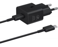    Samsung 25W Travel Adapter + Type-C cable Black (EP-T2510XBEGEU)