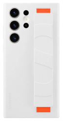  Samsung S23 Ultra Silicone Grip EF-GS918TWEGRU White -  1