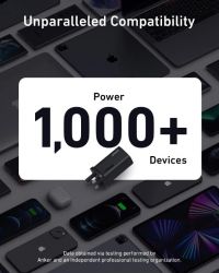 Сетевое зарядное устройство Anker PowerPort 737 GaNPrime - 120W 2xPD & 1xPIQ PPS/DPDS Black (A2148211) - Картинка 5