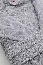 Халат Soho Leaves Gray S/M (S/M Leaves Gray) - Картинка 2