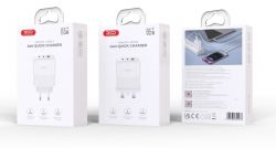 Сетевое зардное устройство XO L139 - 65W PD Dual USB-C & 18W QC USB-A White (L139_White) - Картинка 3